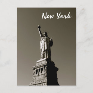Lady Liberty (B&W) Postcard