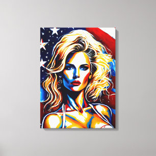 Lady Liberty Canvas Print