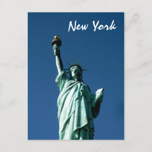 Lady Liberty (colour) Postcard