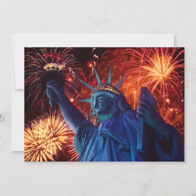 Lady Liberty Invitations (Front)