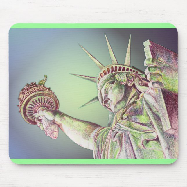 Lady Liberty Mouse Mat (Front)