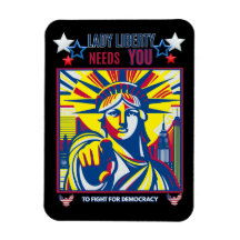 Lady Liberty Needs YOU! Black BG fight oligarchy