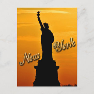 Lady Liberty, New York City, NY USA Postcard