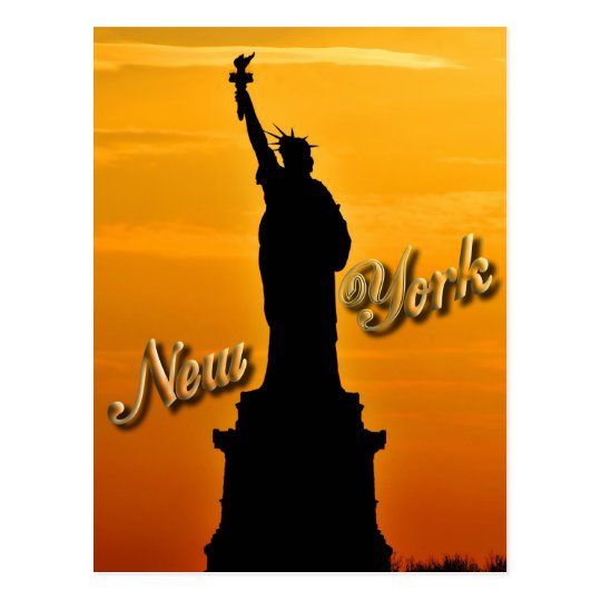 Lady Liberty, New York City, NY USA Postcard