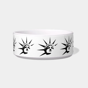 Lady Liberty Pet Bowl