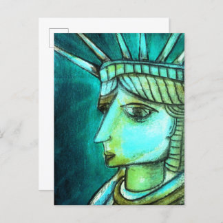 Lady Liberty Postcard