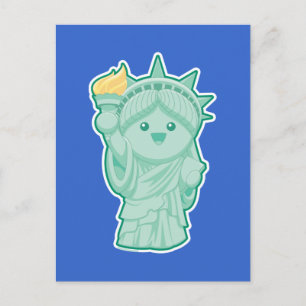 Lady Liberty Postcard