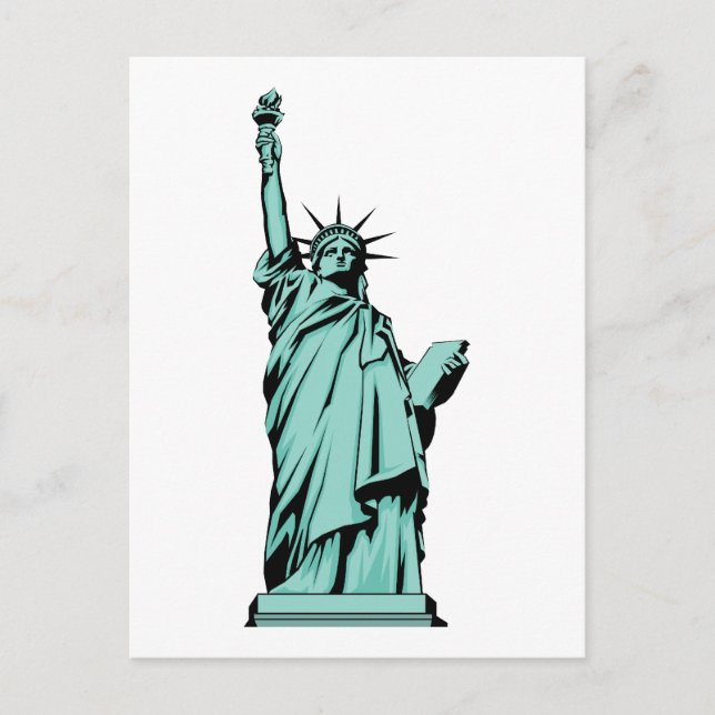 Lady Liberty Postcard (Front)