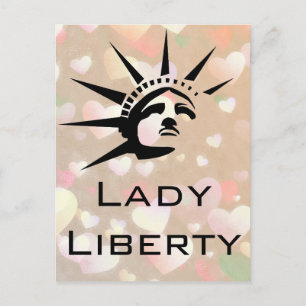 Lady Liberty Postcard