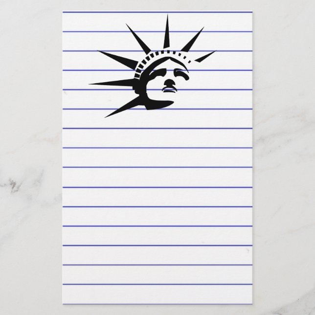 Lady Liberty Stationery (Front)