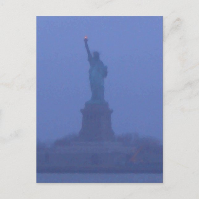 Lady Liberty The Statue of Liberty USA July 4th Postcard (Front)