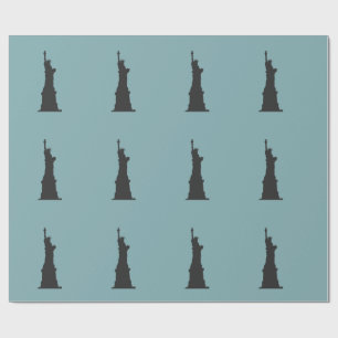 Lady Liberty Wrapping Paper