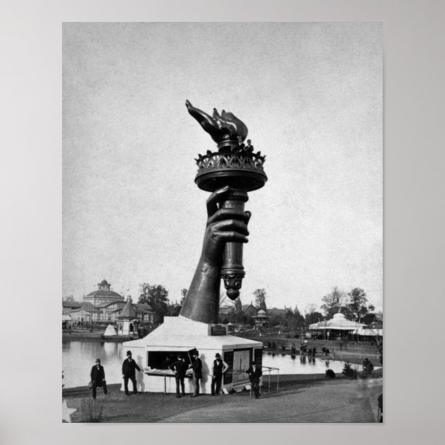 Lady Liberty's Hand and Torch Poster (Front)