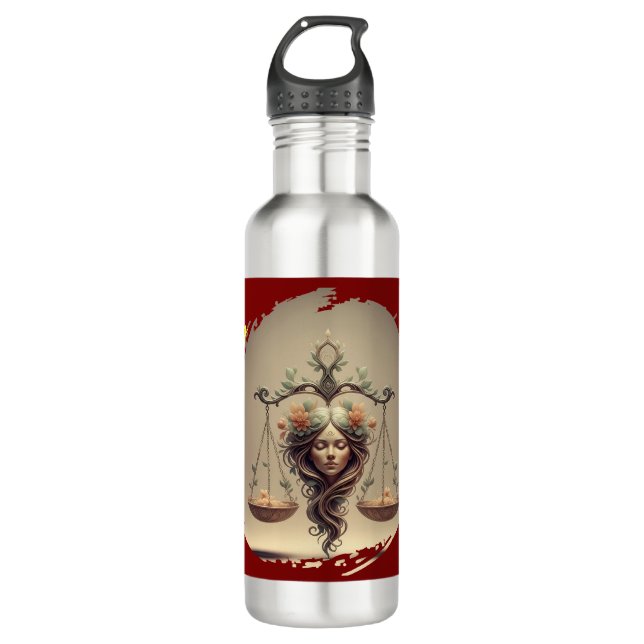 Lady Libra Water Bottle (Front)