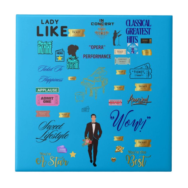 Lady Like Tile (Front)