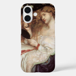 Lady Lilith by Rossetti, Vintage Victorian Portait iPhone 16 Case