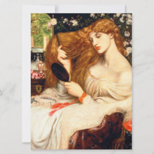 Lady Lilith (Stunning Beauty with Long Red Hair) Card