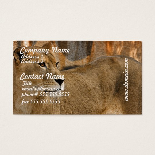Lady Lioness Business Cards