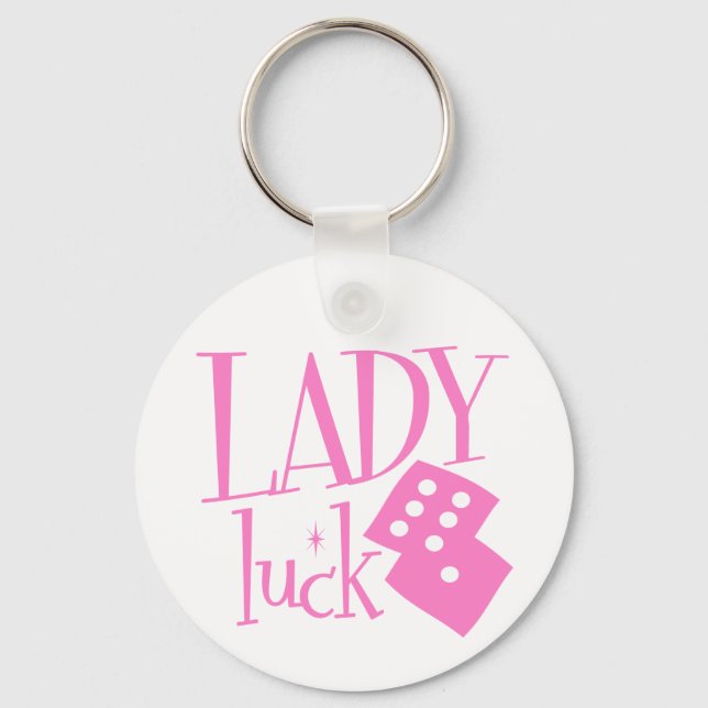 Lady Luck Dice Key Ring (Front)