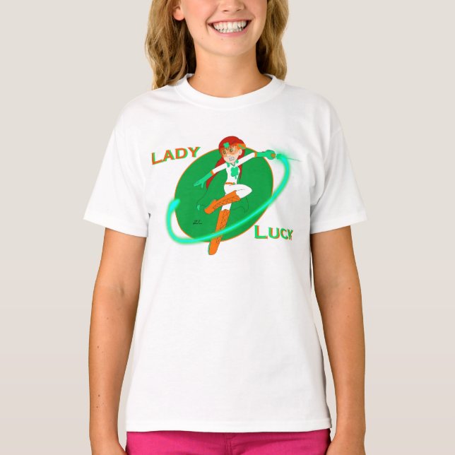 Lady Luck girl’s T-Shirt (Front)