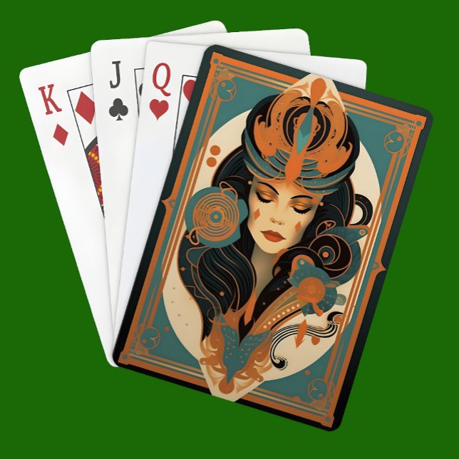 Lady Luck -  Playing Cards (Lady Luck Card Design)