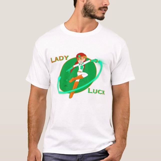 Lady Luck Superhero Shirt (Front)