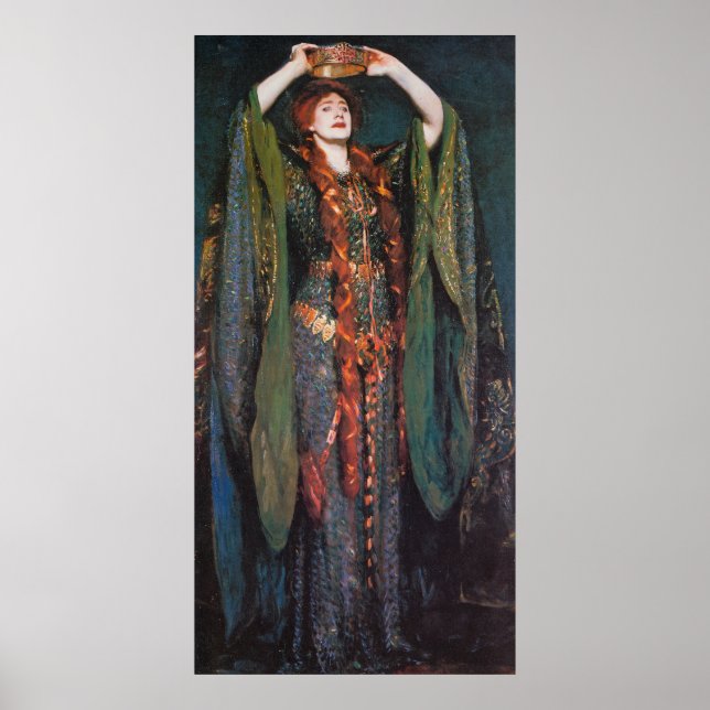 Lady Macbeth, by John Singer Sargent Poster (Front)