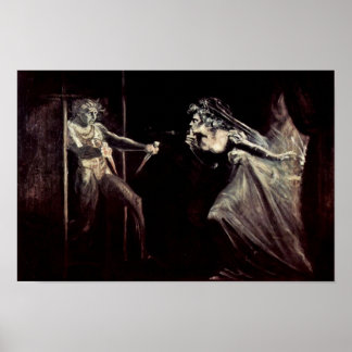 Lady Macbeth Receives The Daggers, Lady Macbeth Ta Poster