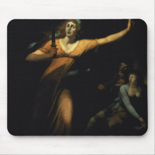 Lady Macbeth Sleepwalking, 1783 (oil on canvas) Mouse Mat