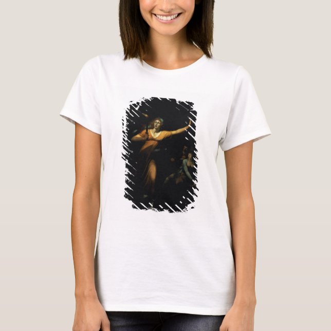 Lady Macbeth Sleepwalking, 1783 (oil on canvas) T-Shirt (Front)