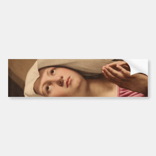 Lady Madonna Praying (Virgin Mary) (Christian Art) Bumper Sticker