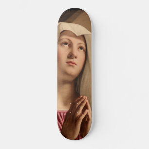 Lady Madonna Praying (Virgin Mary) (Christian Art) Skateboard