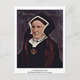 Lady Margaret Butts By Hans Holbein The Younger Postcard