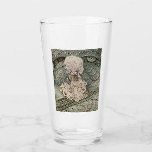 Lady Mouse in a Mob Cap (by Beatrix Potter) Glass