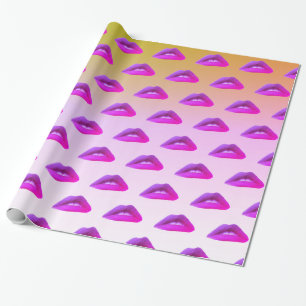 Lady Mouth , Lips Wrapping Paper