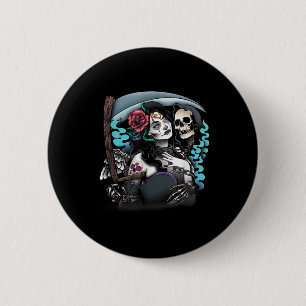 Lady Muerte Tattoo La Muerte Tattoo Lady Tattoo Ta 6 Cm Round Badge