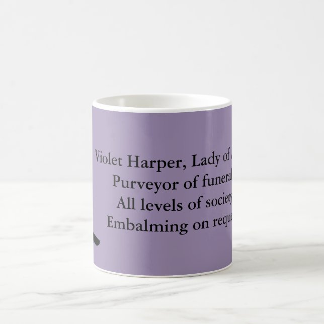 Lady of Ashes, 11 oz. Mug - Purveyor of Funerals (Center)