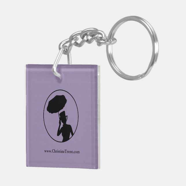 Lady of Ashes Keychain, Dbl Sided - Keys Hearse Key Ring (Back Right)