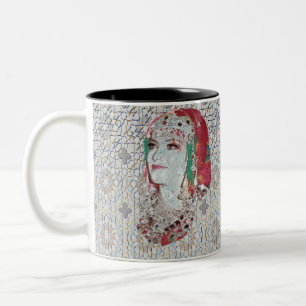 Lady of Atlas II Two-Tone Coffee Mug