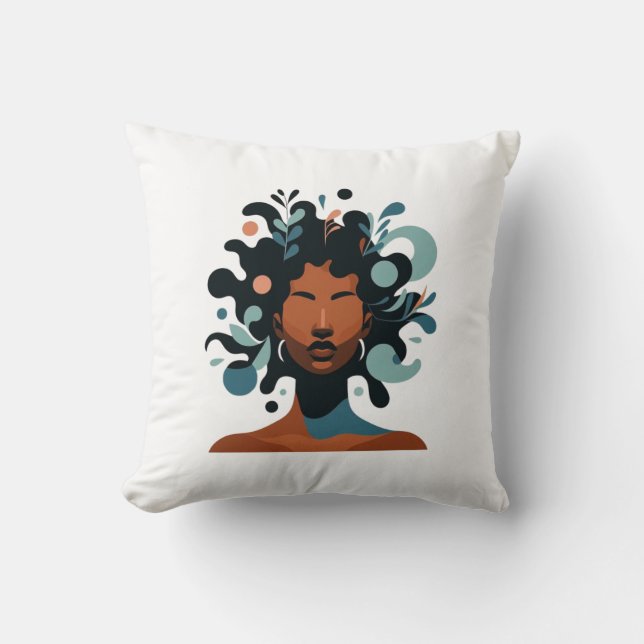 lady of colors cushion (Front)