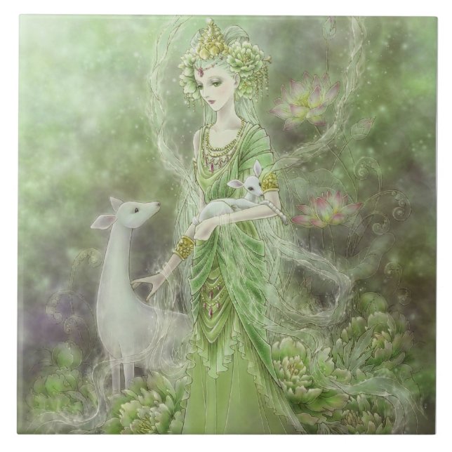 Lady of Compassion Tile (Front)