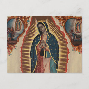 Lady of Guadalupe, 1780 by Sebastian Zalcedo Postcard