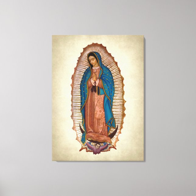 Lady of Guadalupe Canvas Print (Front)