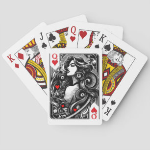 Lady of Heart to You Playing Cards