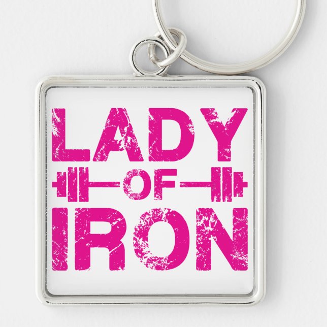 Lady of Iron Key Ring (Front)