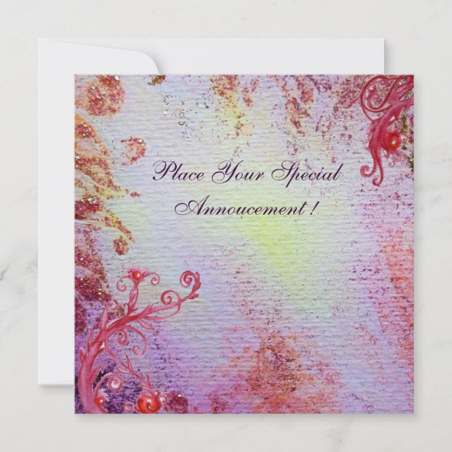 LADY OF LAKE 1 , vibrant blue pink metallic ice (Front)