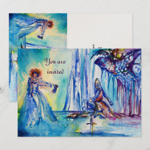 LADY OF LAKE ,EXCALIBUR ,Magic and Mystery Invitation