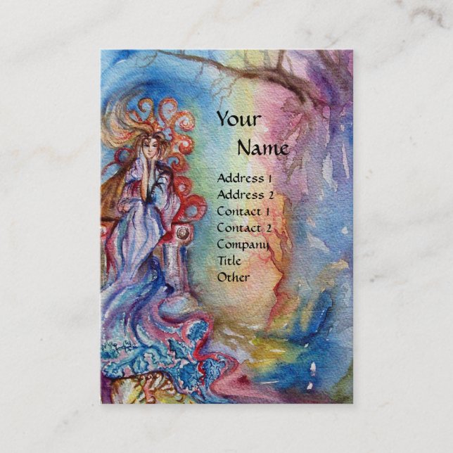 LADY OF LAKE , Magic and Mystery Business Card (Front)