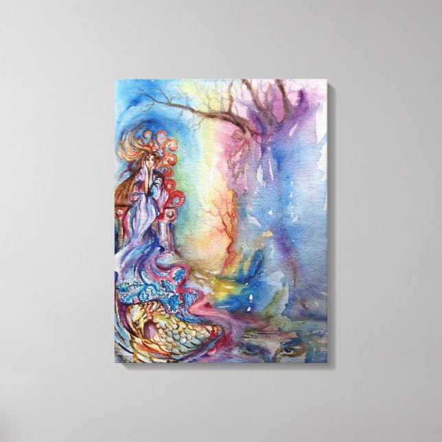 LADY OF LAKE , Magic and Mystery Canvas Print (Front)