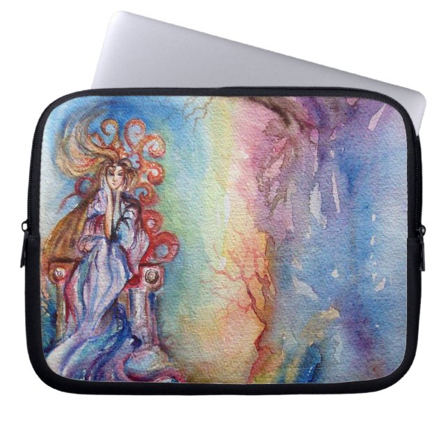LADY OF LAKE  / Magic and Mystery Laptop Sleeve (Front)